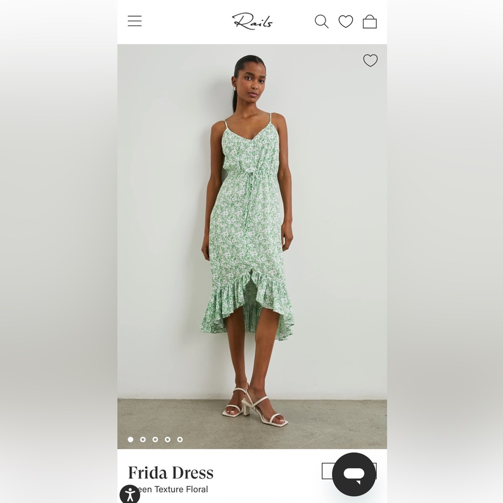 Rails Frida High Low Dress, size S.